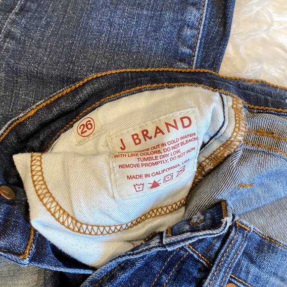 J Brand indigo skinny leg jeans S26 - Picture 3 of 6